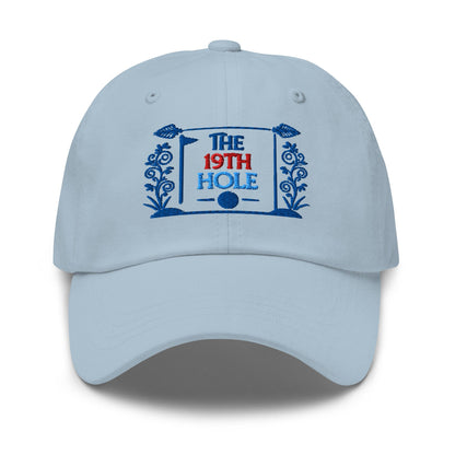 The 19th Hole Fun Embroidered Golf Cap - Funny Golf Tee by Swing Epic
