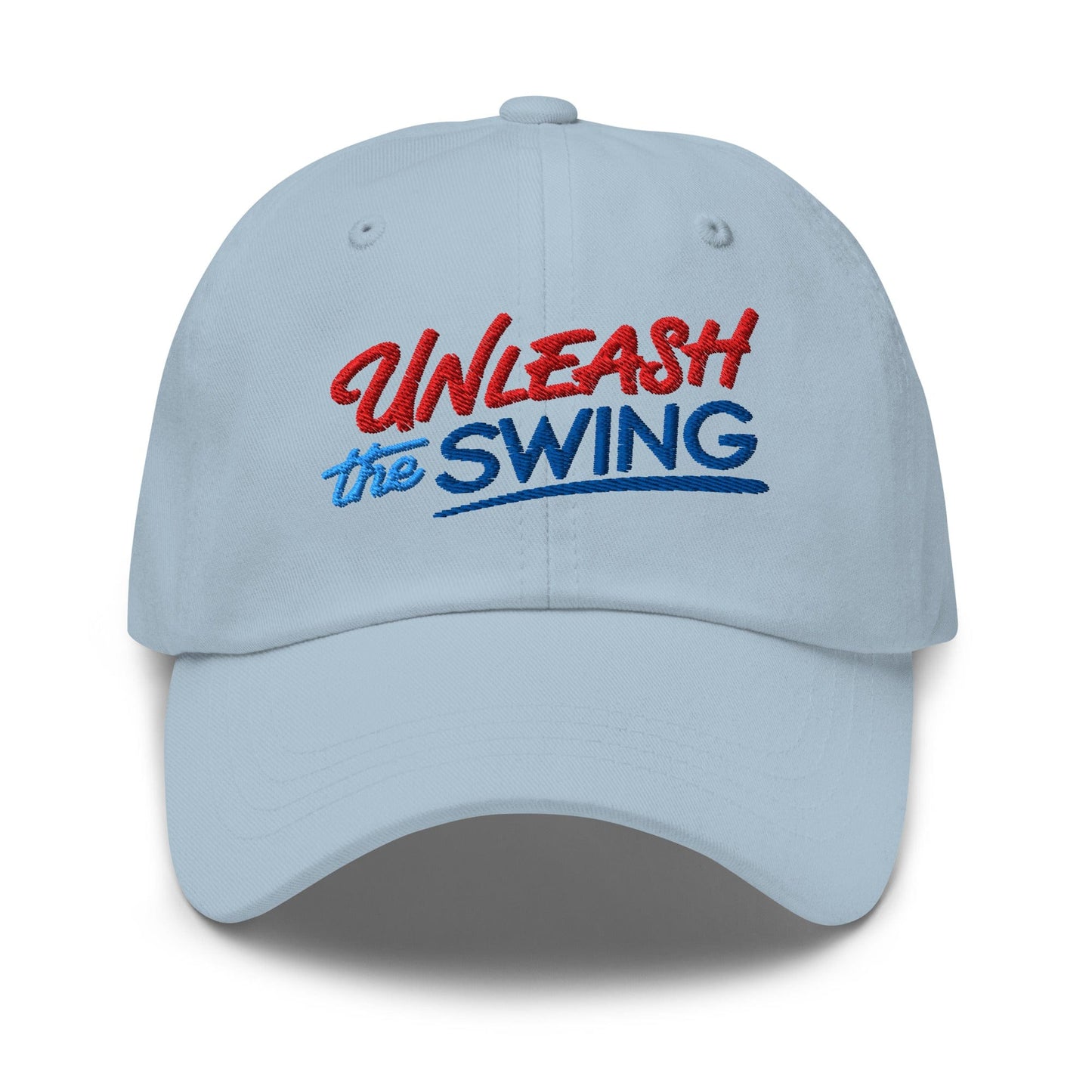 Unleash The Swing Embroidered Golf Cap - Funny Golf Tee by Swing Epic
