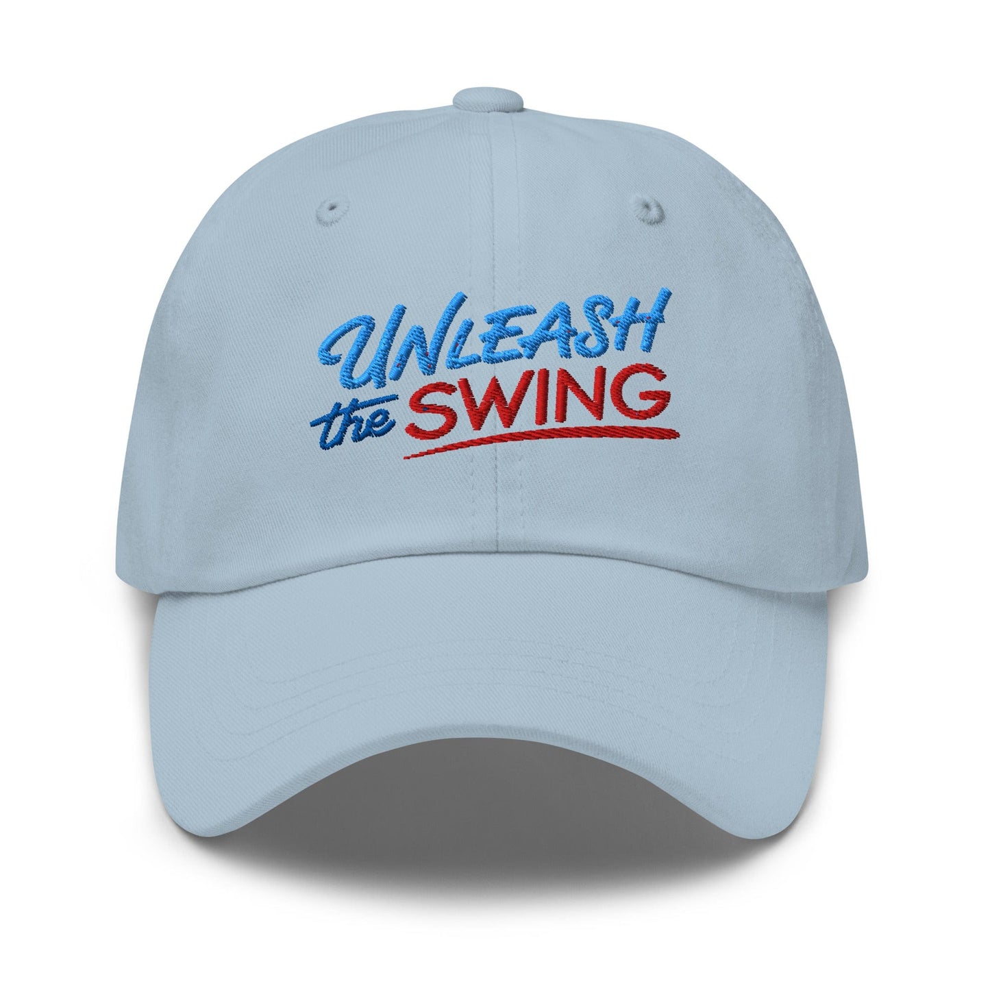 Unleash The Swing Embroidered Golf Cap - Funny Golf Tee by Swing Epic