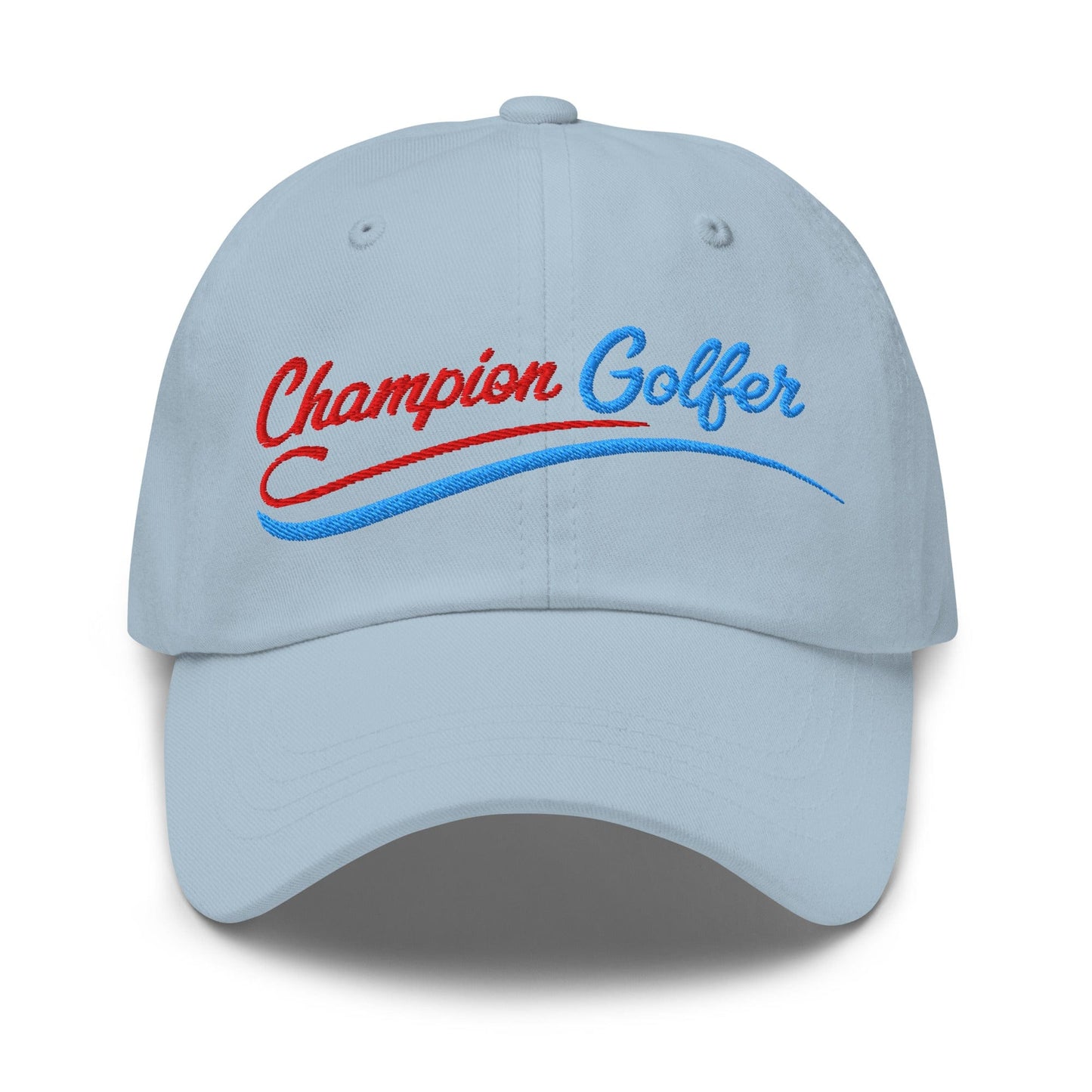 Champion Golfer Sparkling Star Fun Embroidered Golf Cap - Funny Golf Tee by Swing Epic