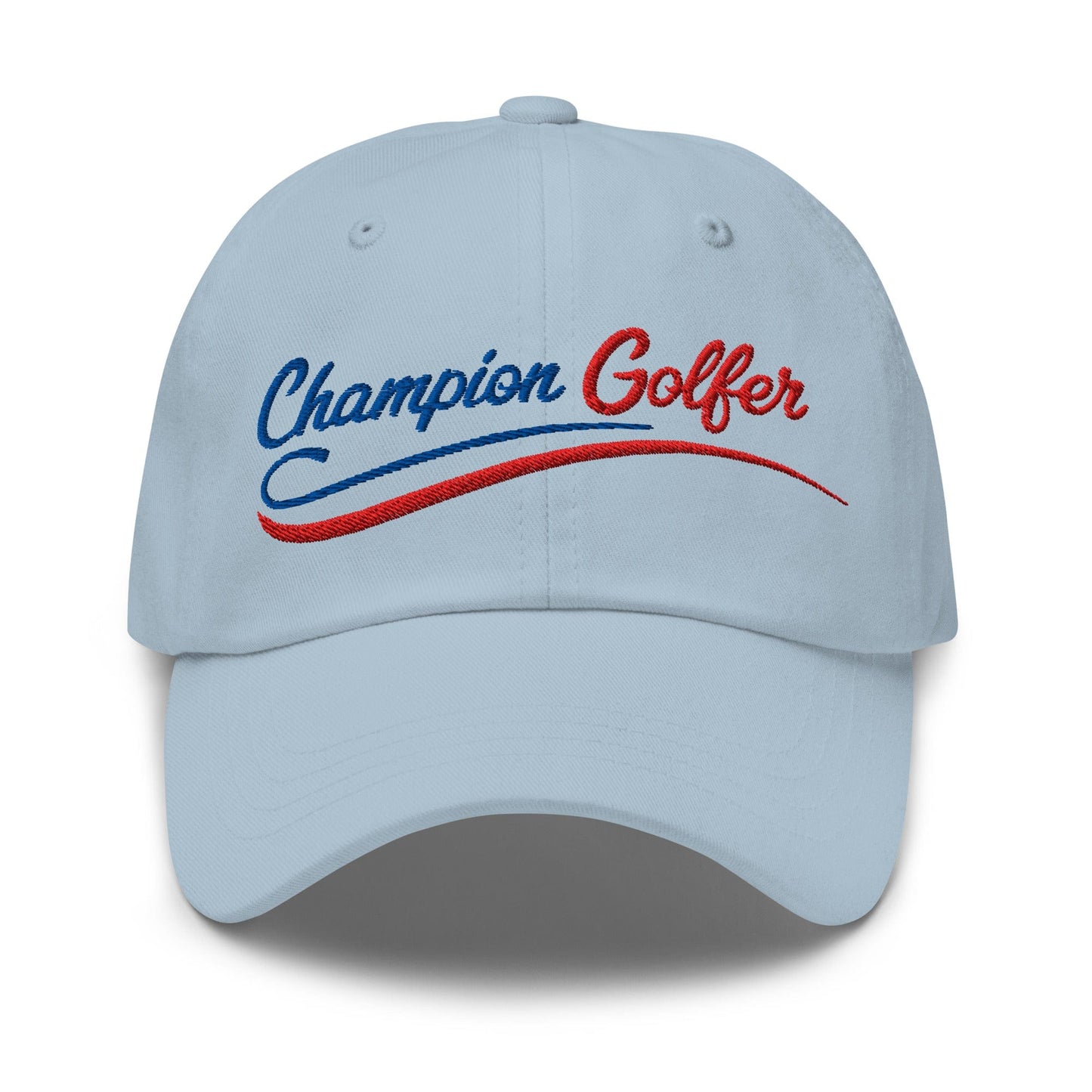 Champion Golfer Sparkling Star Fun Embroidered Golf Cap - Funny Golf Tee by Swing Epic