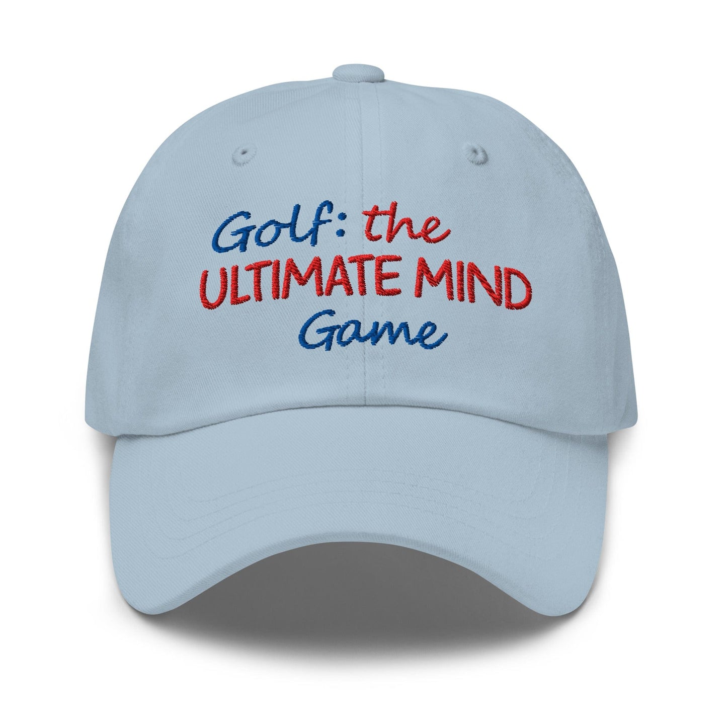 Golf: The Ultimate Mind Game Embroidered Golf Cap - Funny Golf Tee by Swing Epic