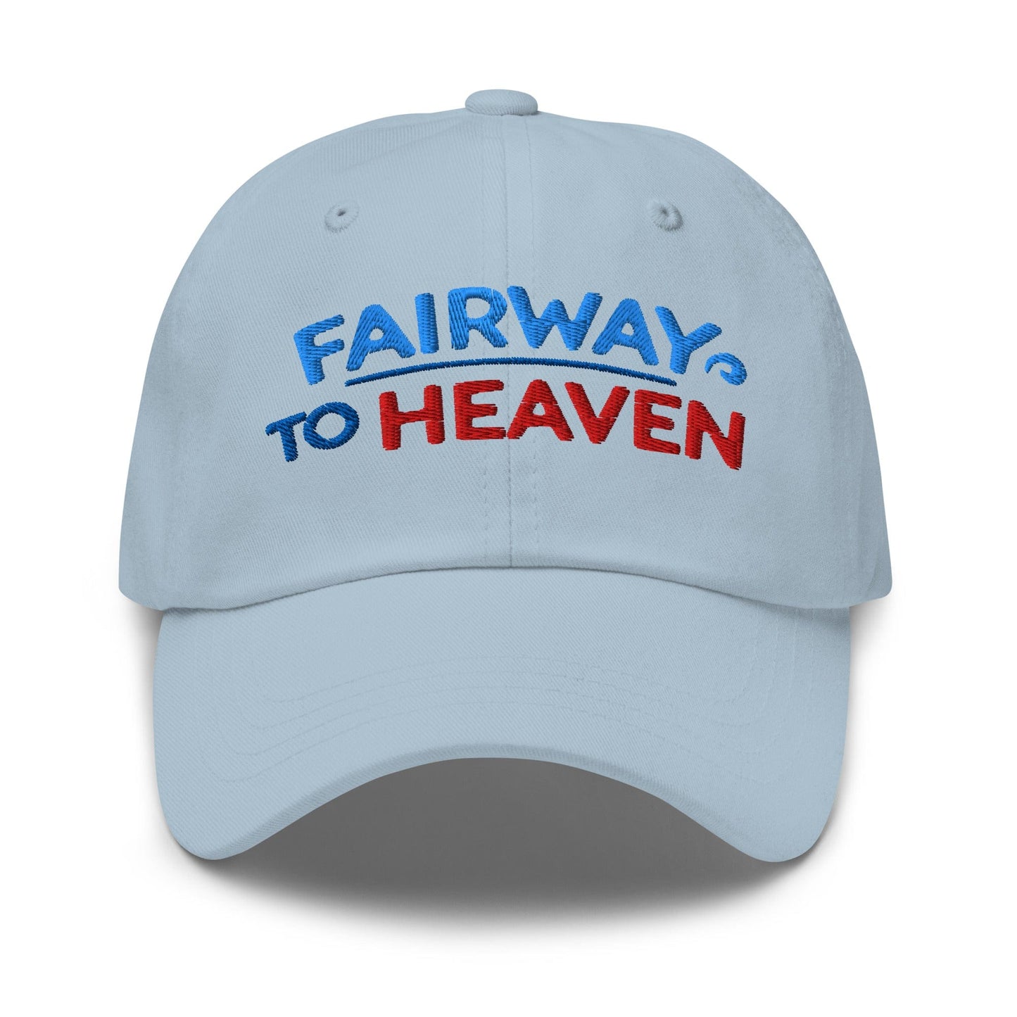 Fairway To Heaven Fun Spirit Embroidered Golf Cap - Funny Golf Tee by Swing Epic