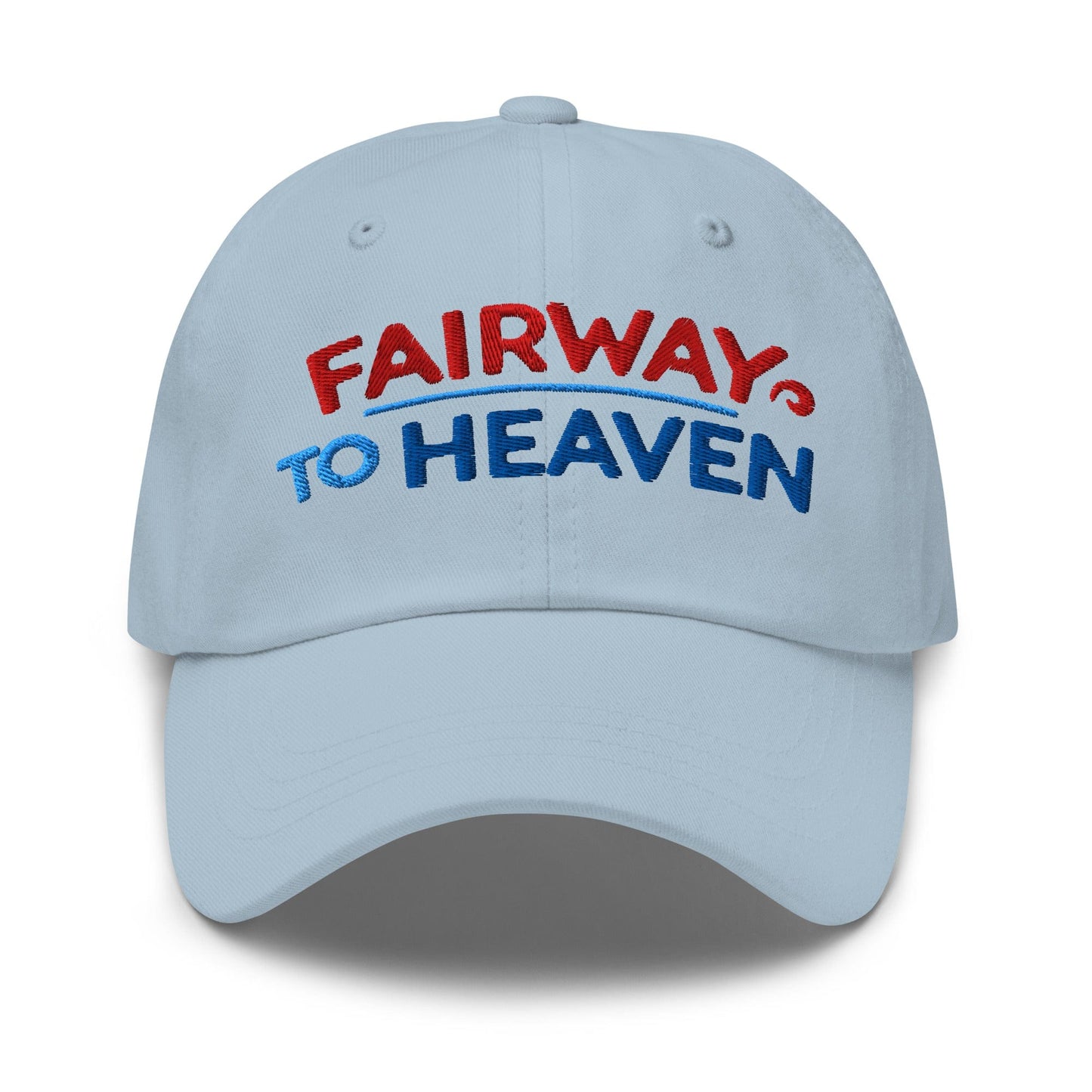 Fairway To Heaven Fun Spirit Embroidered Golf Cap - Funny Golf Tee by Swing Epic