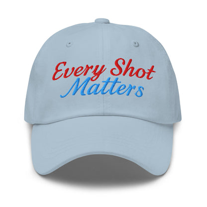 Every Shot Matters Fun Embroidered Golf Cap - Funny Golf Tee by Swing Epic
