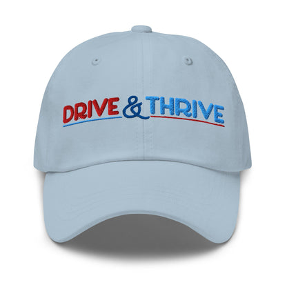 Drive & Thrive Embroidered Golf Cap - Funny Golf Tee by Swing Epic