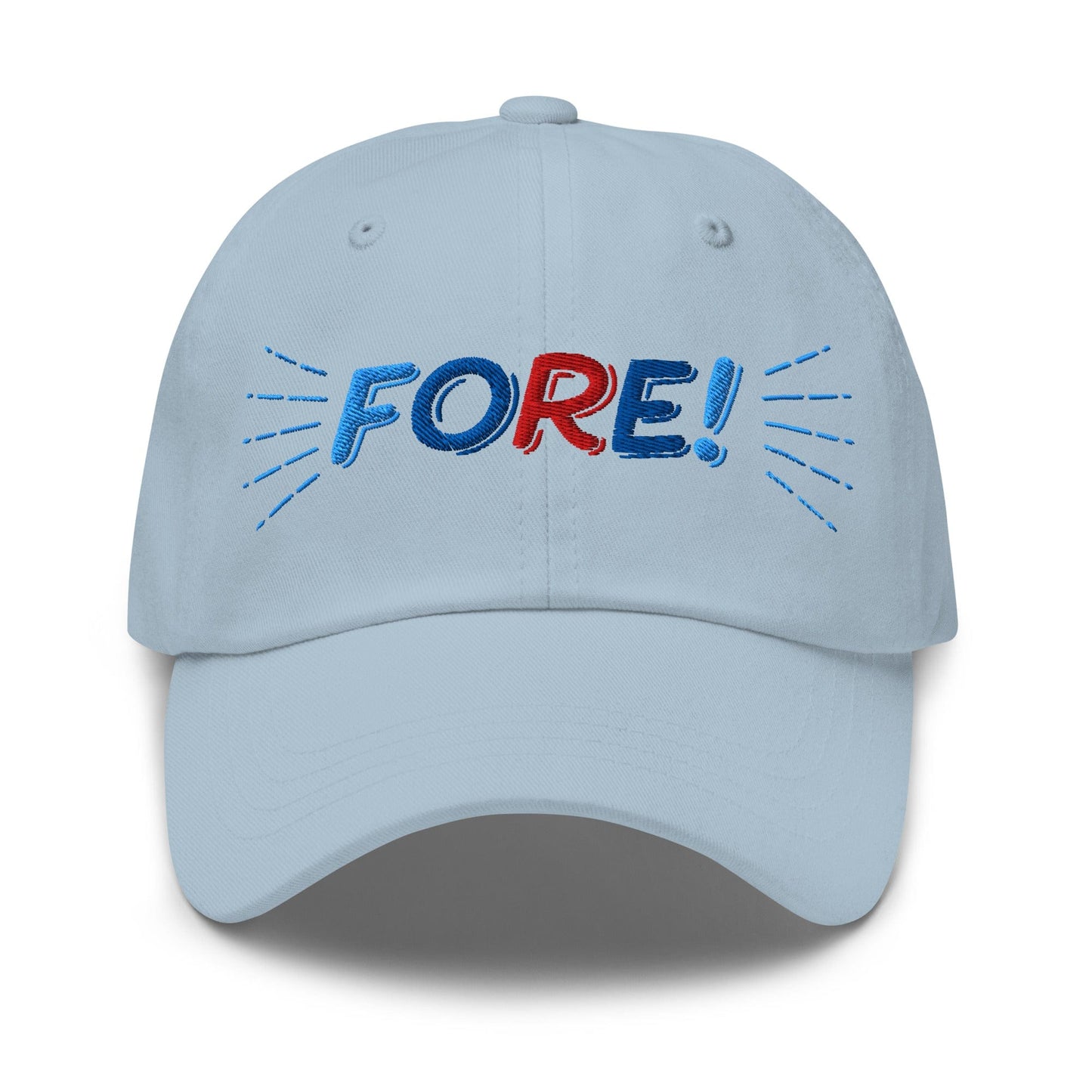 FORE! Quirky Embroidered Golf Cap - Funny Golf Tee by Swing Epic