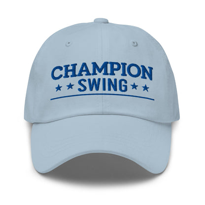Champion Swing Embroidered Golf Cap - Funny Golf Tee by Swing Epic