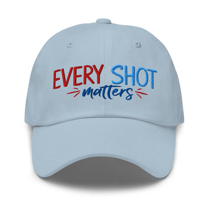 Every Shot Matters Embroidered Golf Cap - Funny Golf Tee by Swing Epic
