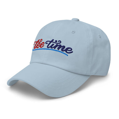 Tee Time Embroidered Golf Cap - Funny Golf Tee by Swing Epic