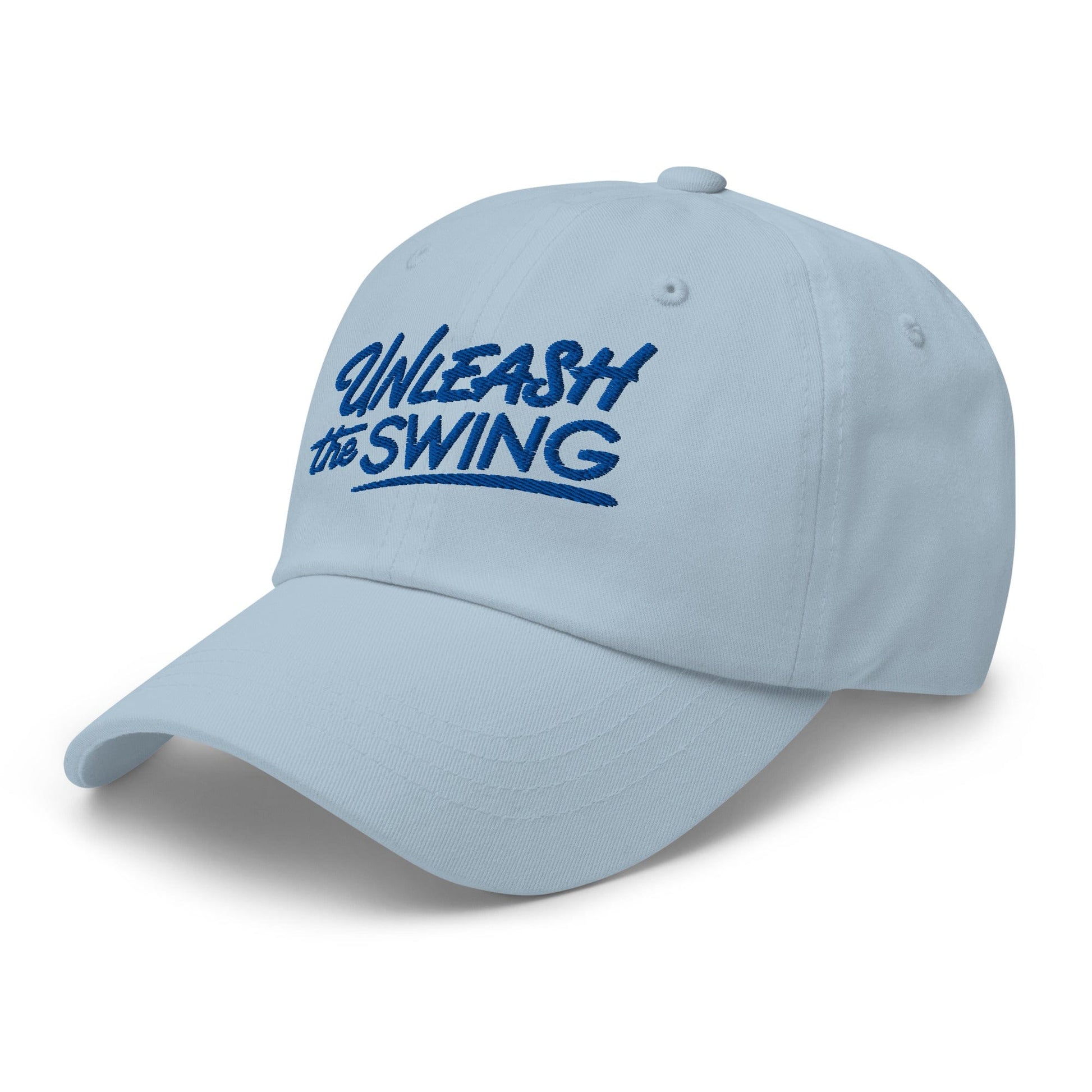 Unleash The Swing Embroidered Golf Cap - Funny Golf Tee by Swing Epic