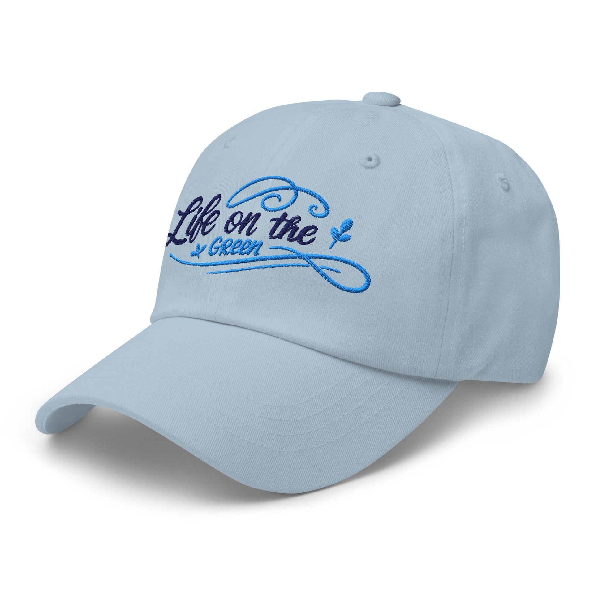 Life on the Green Quirky Fun Design Embroidered Golf Cap - Funny Golf Tee by Swing Epic