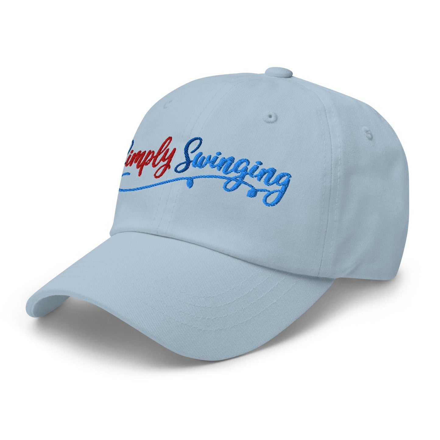 Simply Swinging Quirky Fun Embroidered Golf Cap - Funny Golf Tee by Swing Epic