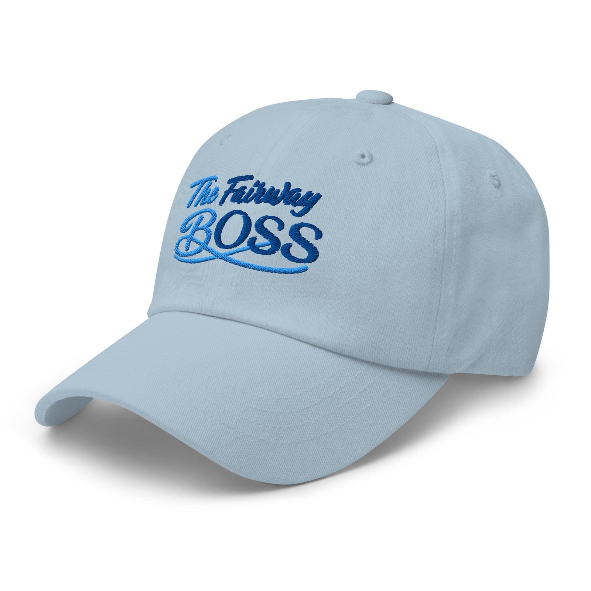 The Fairway Boss Sparkling Glitter Print Embroidered Golf Cap - Funny Golf Tee by Swing Epic