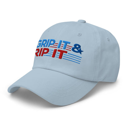 Grip It & Rip It Star Fun Embroidered Golf Cap - Funny Golf Tee by Swing Epic