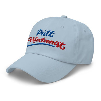 Putt Perfectionist Fun Embroidered Golf Cap - Funny Golf Tee by Swing Epic