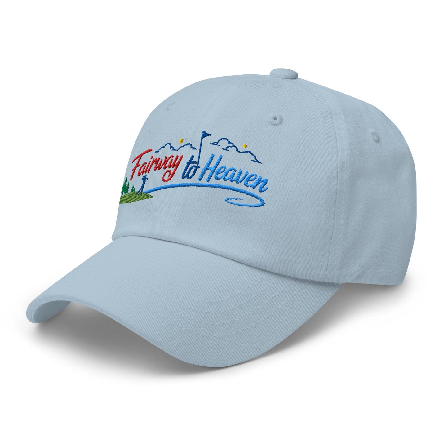 Fairway to Heaven Embroidered Golf Cap - Funny Golf Tee by Swing Epic