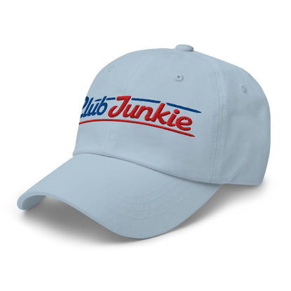 Club Junkie Embroidered Golf Cap - Funny Golf Tee by Swing Epic