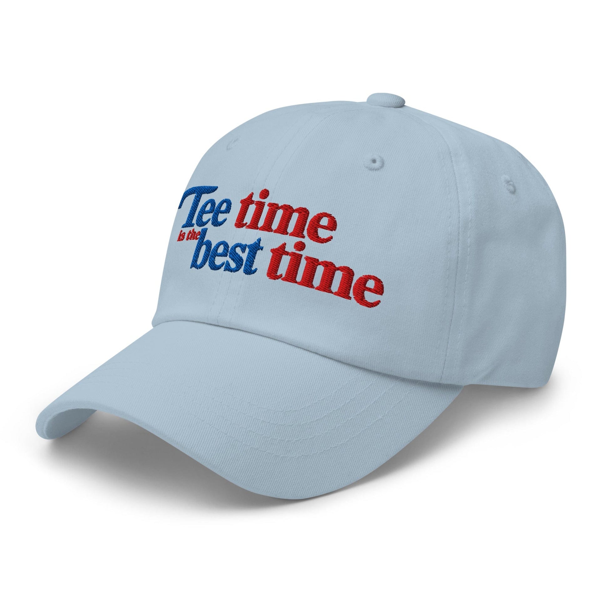 Tee Time is the Best Time Embroidered Golf Cap - Funny Golf Tee by Swing Epic