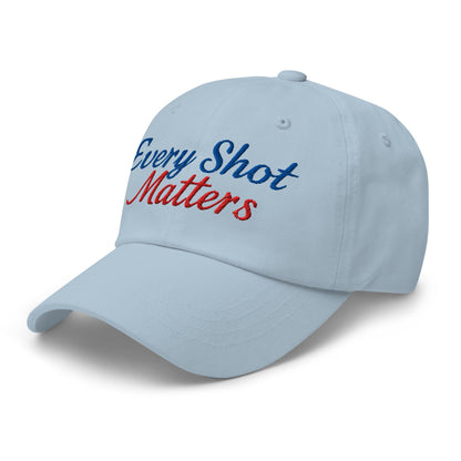 Every Shot Matters Fun Embroidered Golf Cap - Funny Golf Tee by Swing Epic