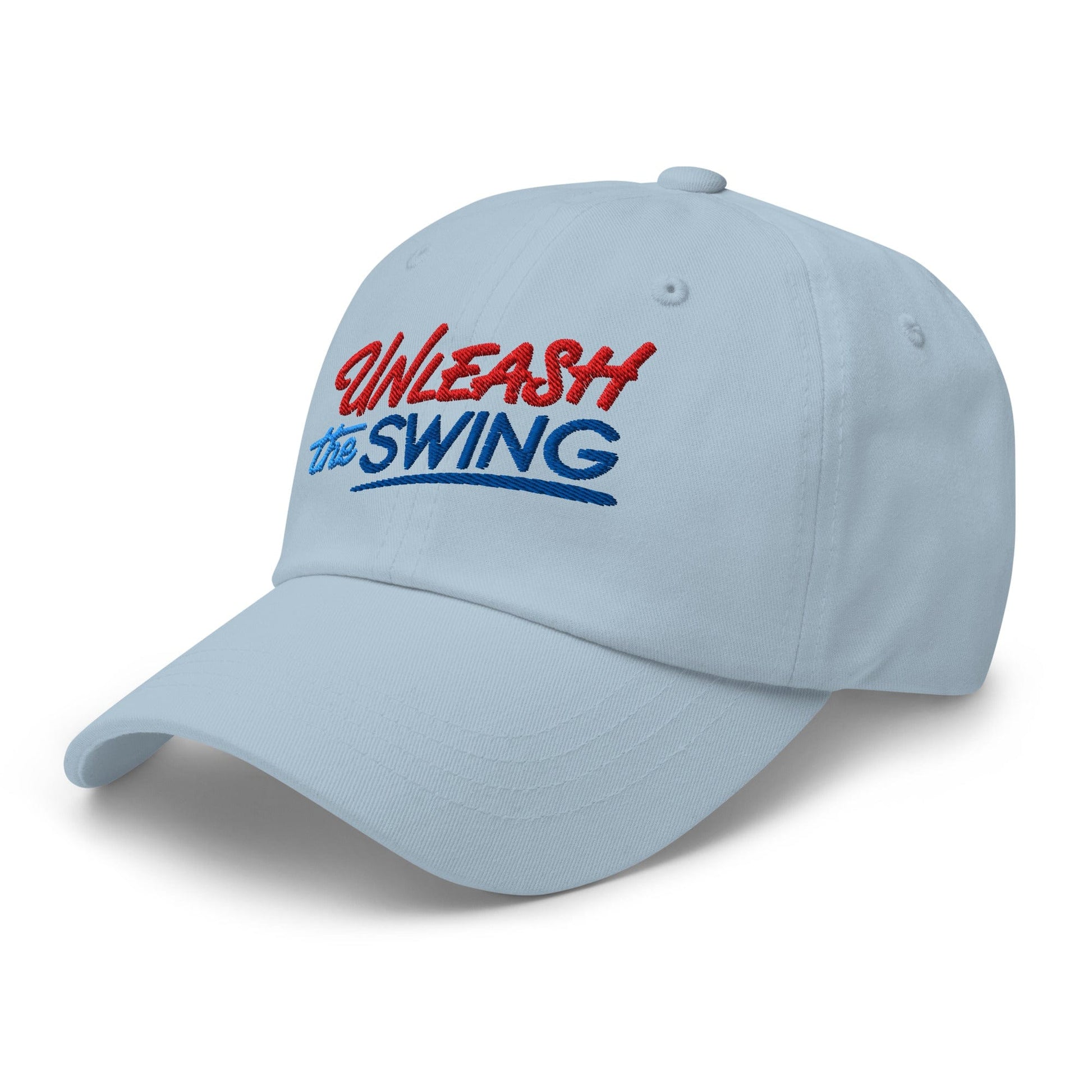 Unleash The Swing Embroidered Golf Cap - Funny Golf Tee by Swing Epic