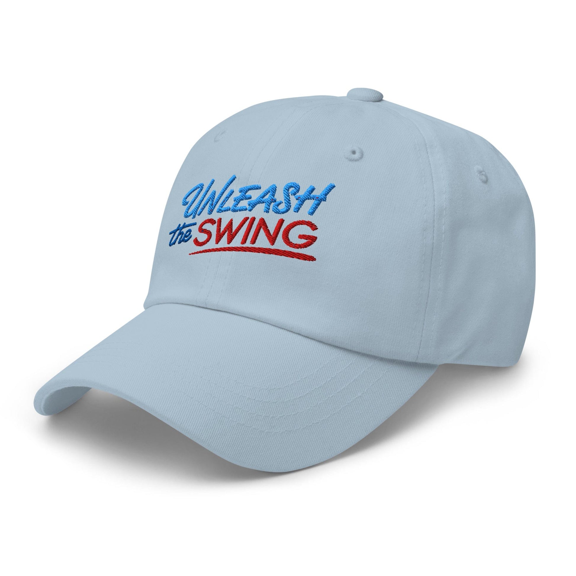 Unleash The Swing Embroidered Golf Cap - Funny Golf Tee by Swing Epic