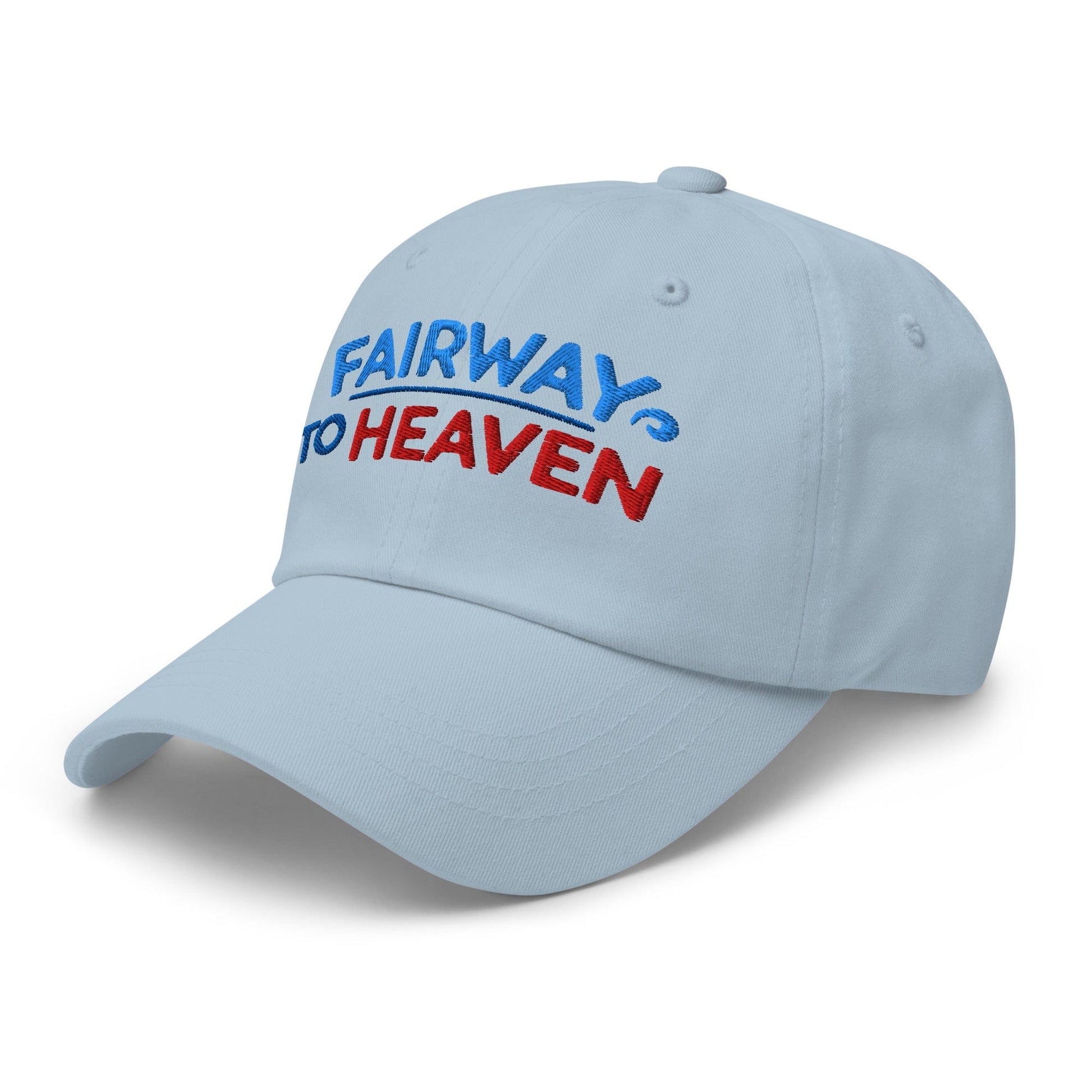Fairway To Heaven Fun Spirit Embroidered Golf Cap - Funny Golf Tee by Swing Epic