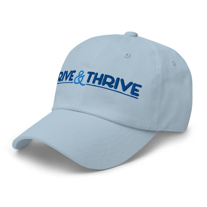 Drive & Thrive Embroidered Golf Cap - Funny Golf Tee by Swing Epic