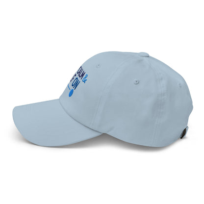 Stay Calm and Golf On Funny Embroidered Golf Cap - Funny Golf Tee by Swing Epic
