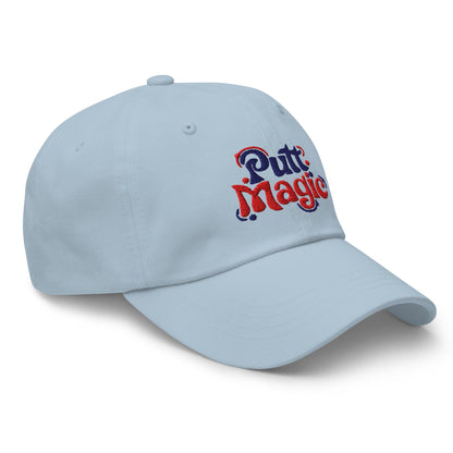 Putt Magic Quirky Embroidered Golf Cap - Funny Golf Tee by Swing Epic