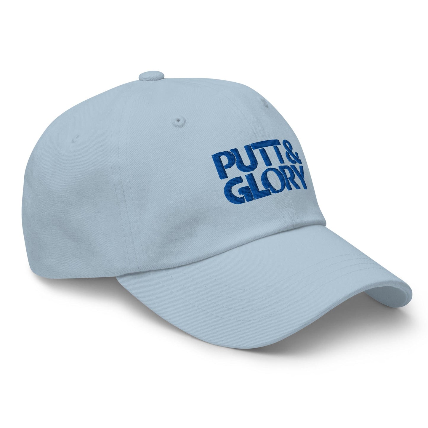 Putt and Glory Embroidered Golf Cap - Funny Golf Tee by Swing Epic