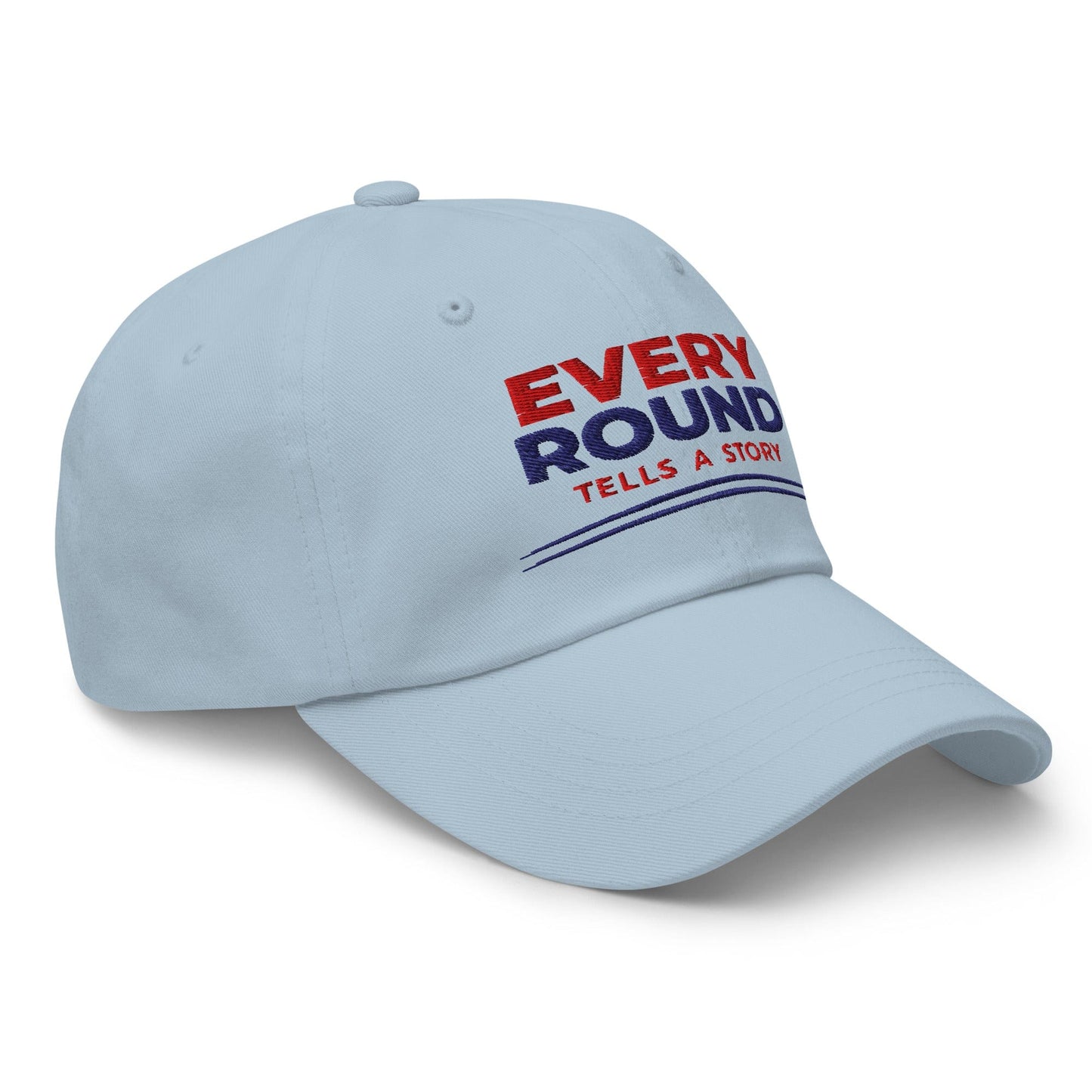 Every Round Tells A Story Embroidered Golf Cap - Funny Golf Tee by Swing Epic