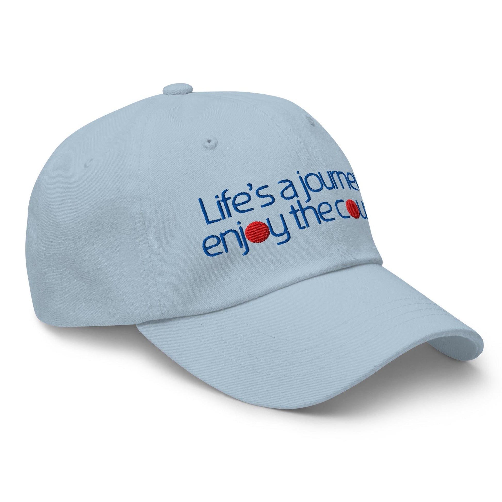 Life's a Journey Enjoy the Course Embroidered Golf Cap - Funny Golf Tee by Swing Epic