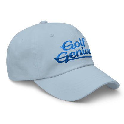 Golf Genius Quirky Fun Spirit Embroidered Golf Cap - Funny Golf Tee by Swing Epic