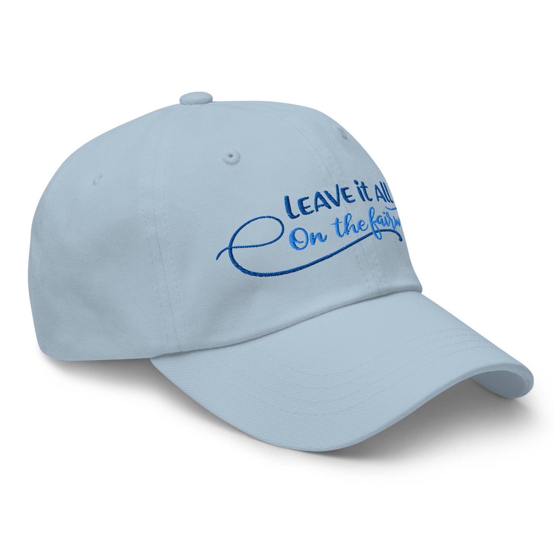 Leave it All on The Fairway Fun and Unique Embroidered Golf Cap - Funny Golf Tee by Swing Epic