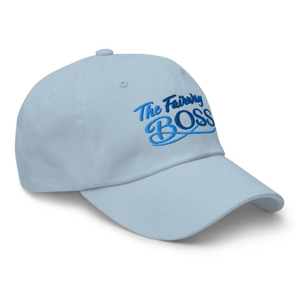 The Fairway Boss Sparkling Glitter Print Embroidered Golf Cap - Funny Golf Tee by Swing Epic