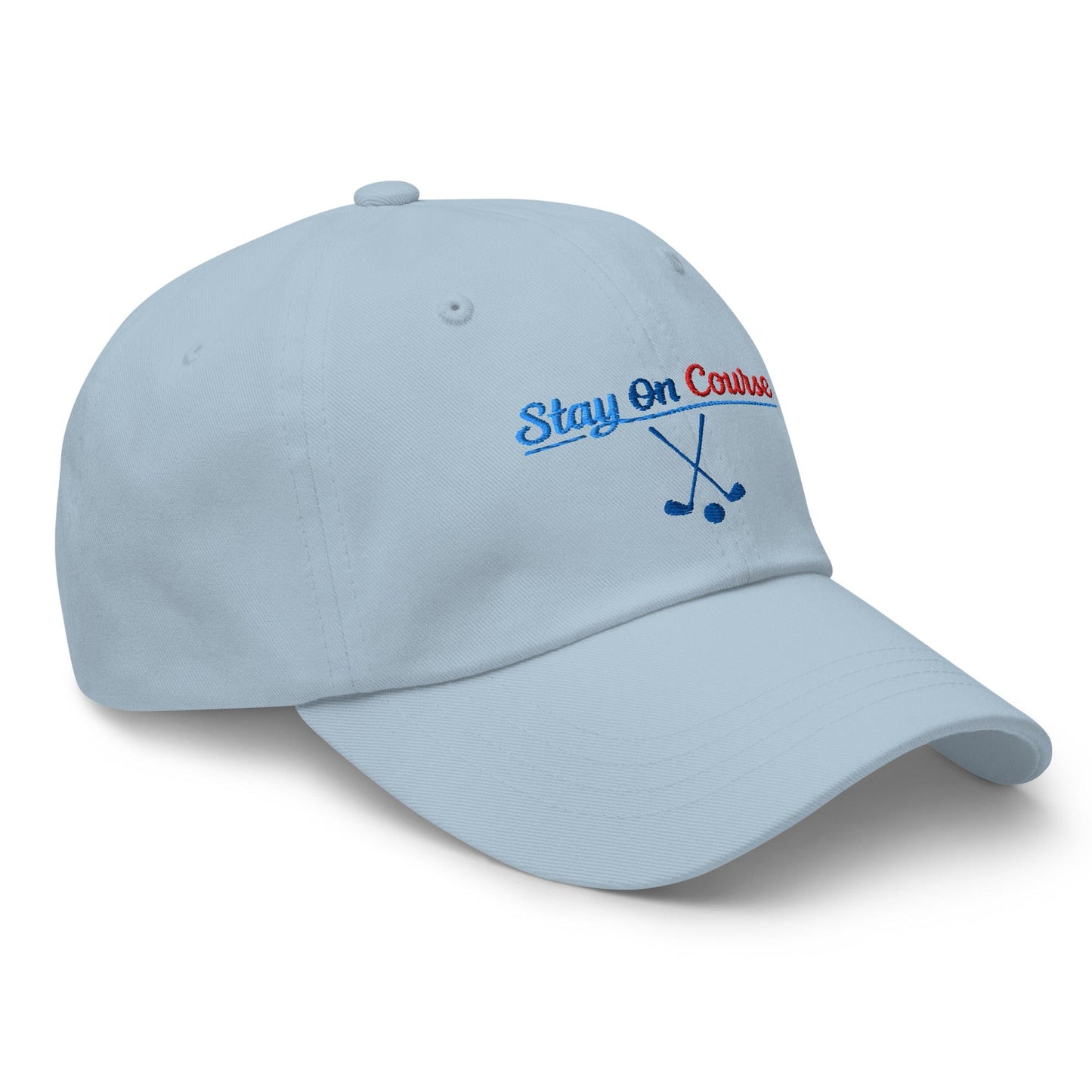 Stay On Course Engaging Quirky Embroidered Golf Cap - Funny Golf Tee by Swing Epic