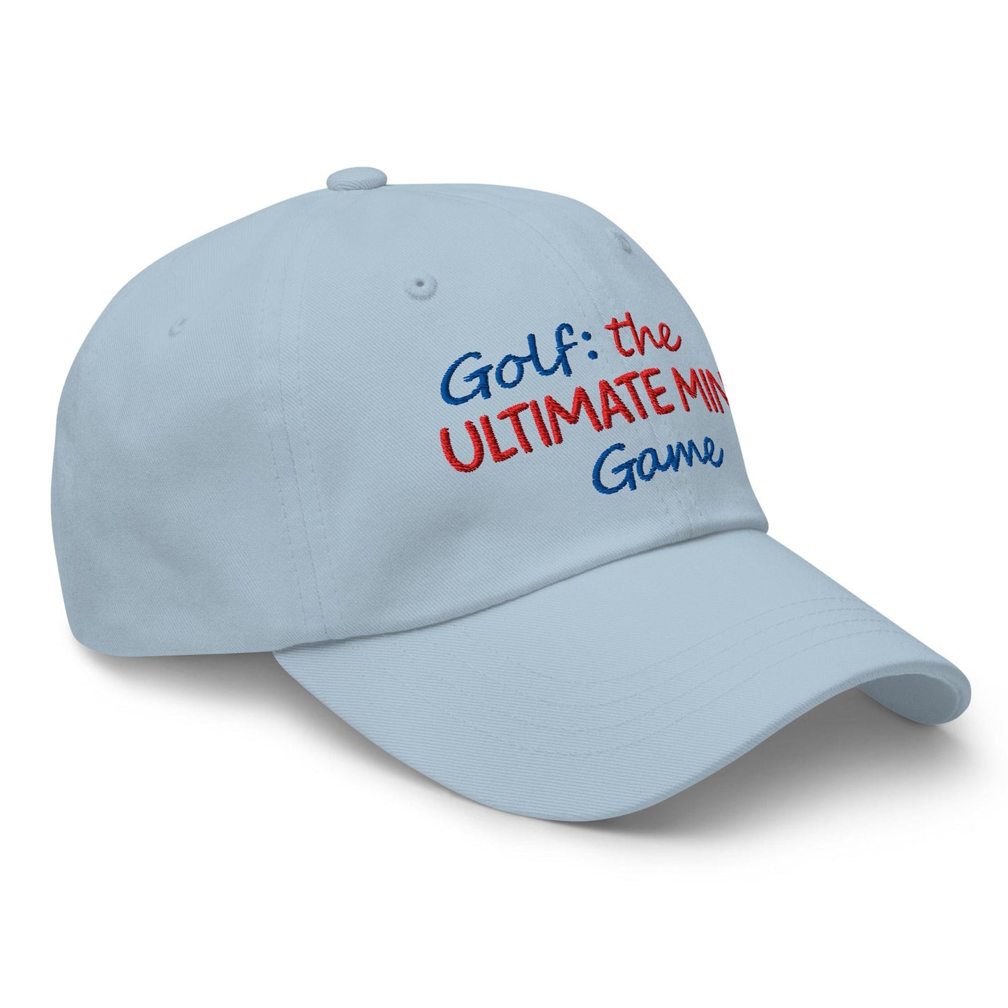 Golf: The Ultimate Mind Game Embroidered Golf Cap - Funny Golf Tee by Swing Epic