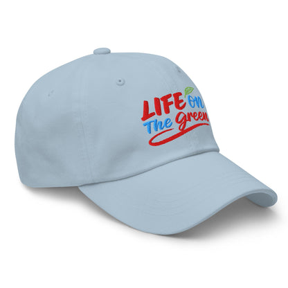 LIFE on The Green Embroidered Golf Cap - Funny Golf Tee by Swing Epic