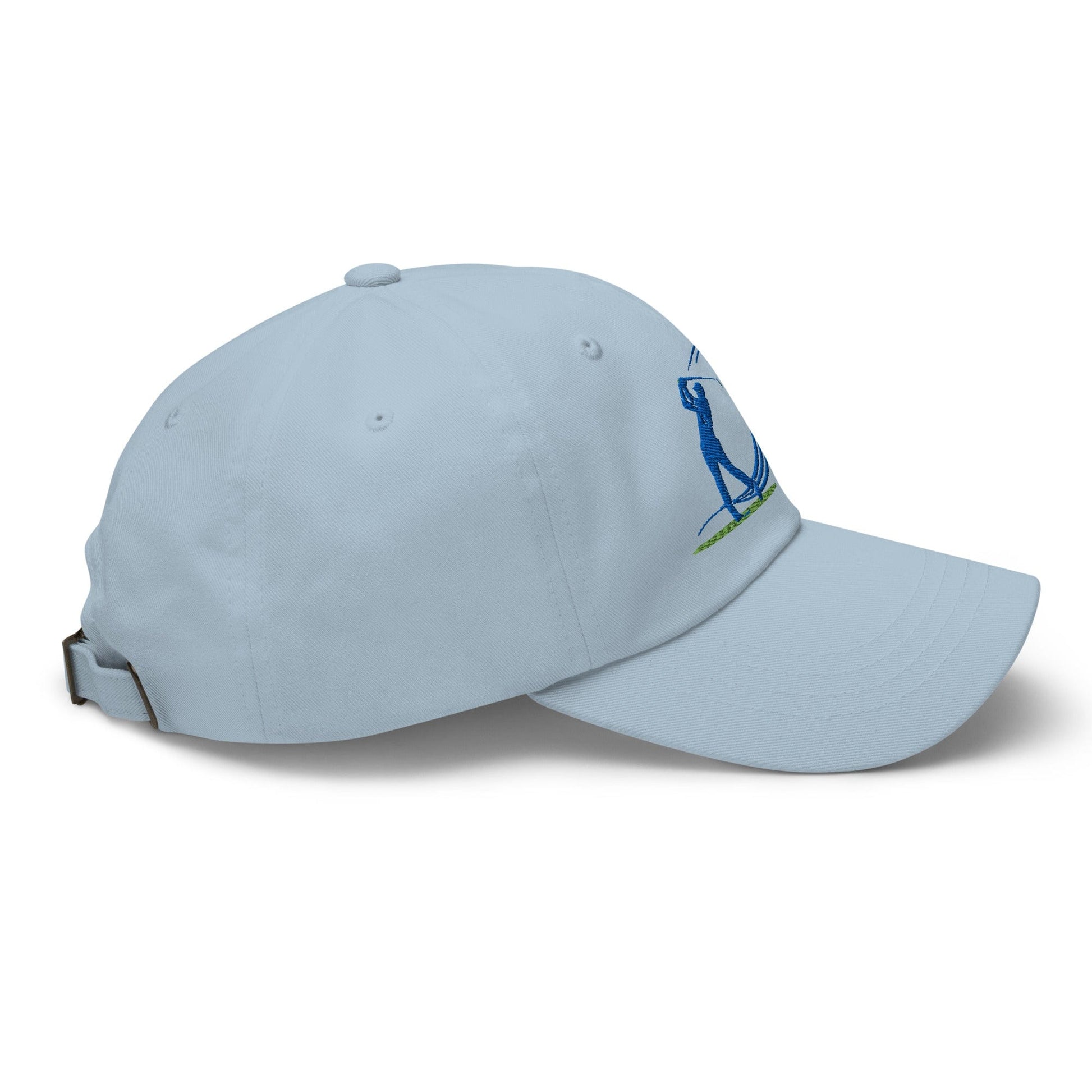 Swing Into Action Dynamic Design Embroidered Golf Cap - Funny Golf Tee by Swing Epic