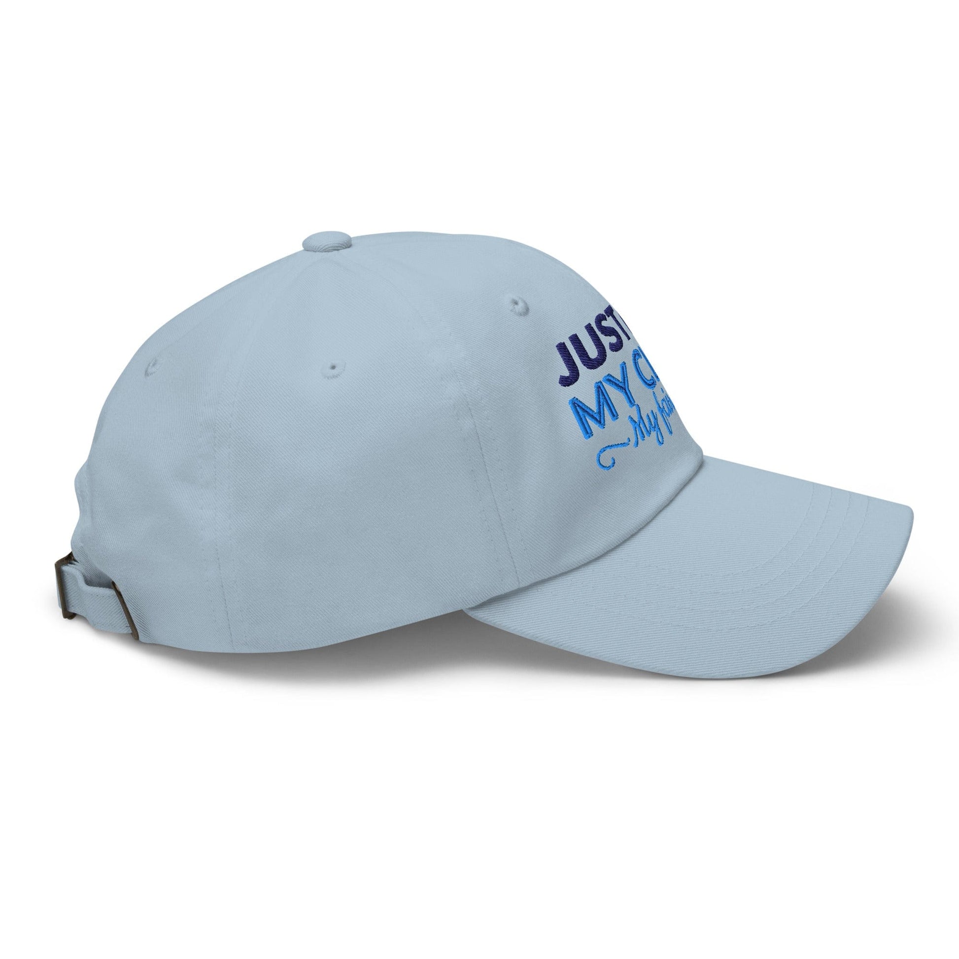 Just Me My Clubs My Fairway Engaging Embroidered Golf Cap - Funny Golf Tee by Swing Epic