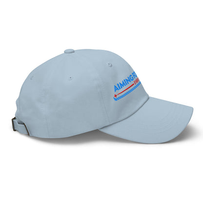 Aiming for the Pin Every Time Engaging Embroidered Golf Cap - Funny Golf Tee by Swing Epic