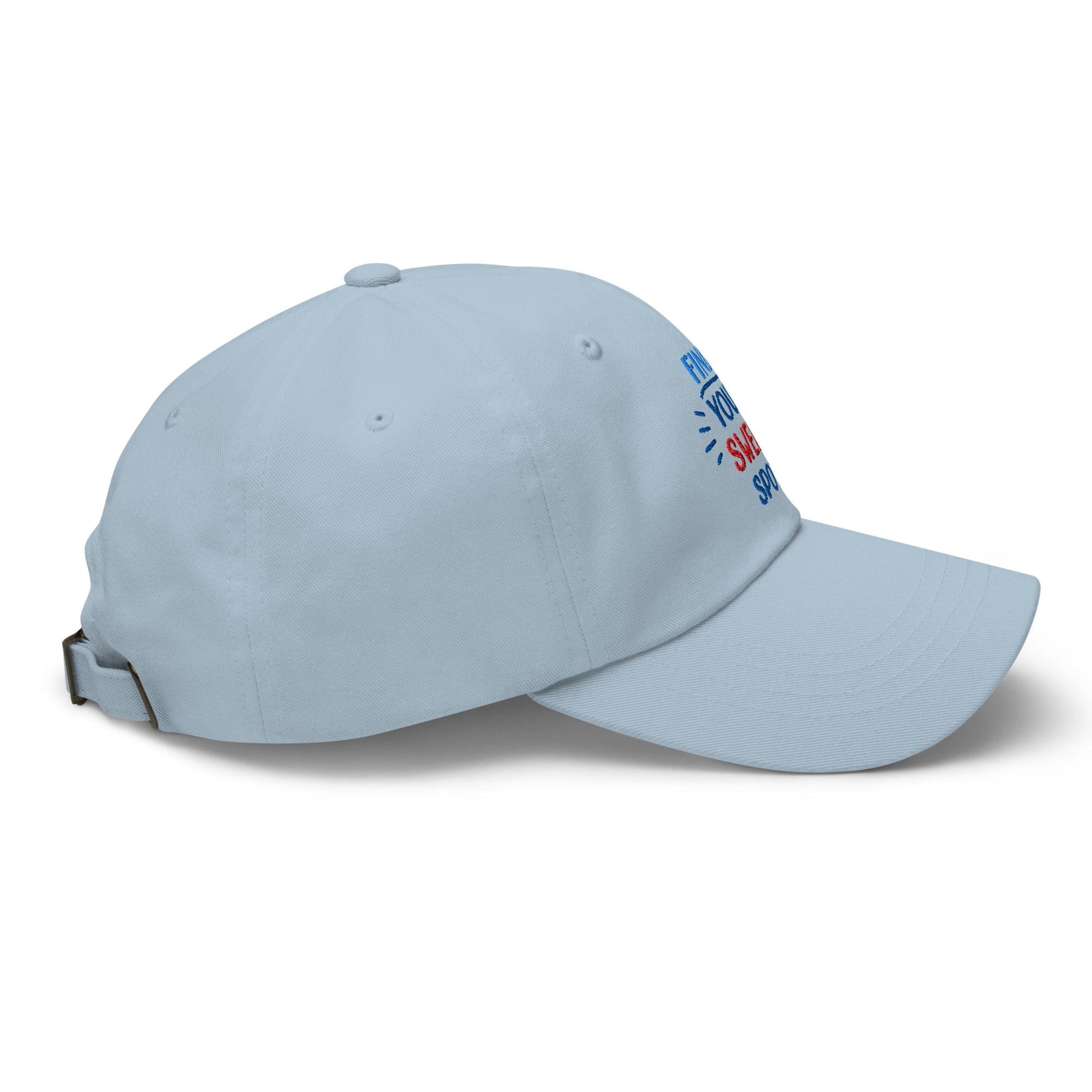 Find Your Sweet Spot Embroidered Golf Cap - Funny Golf Tee by Swing Epic
