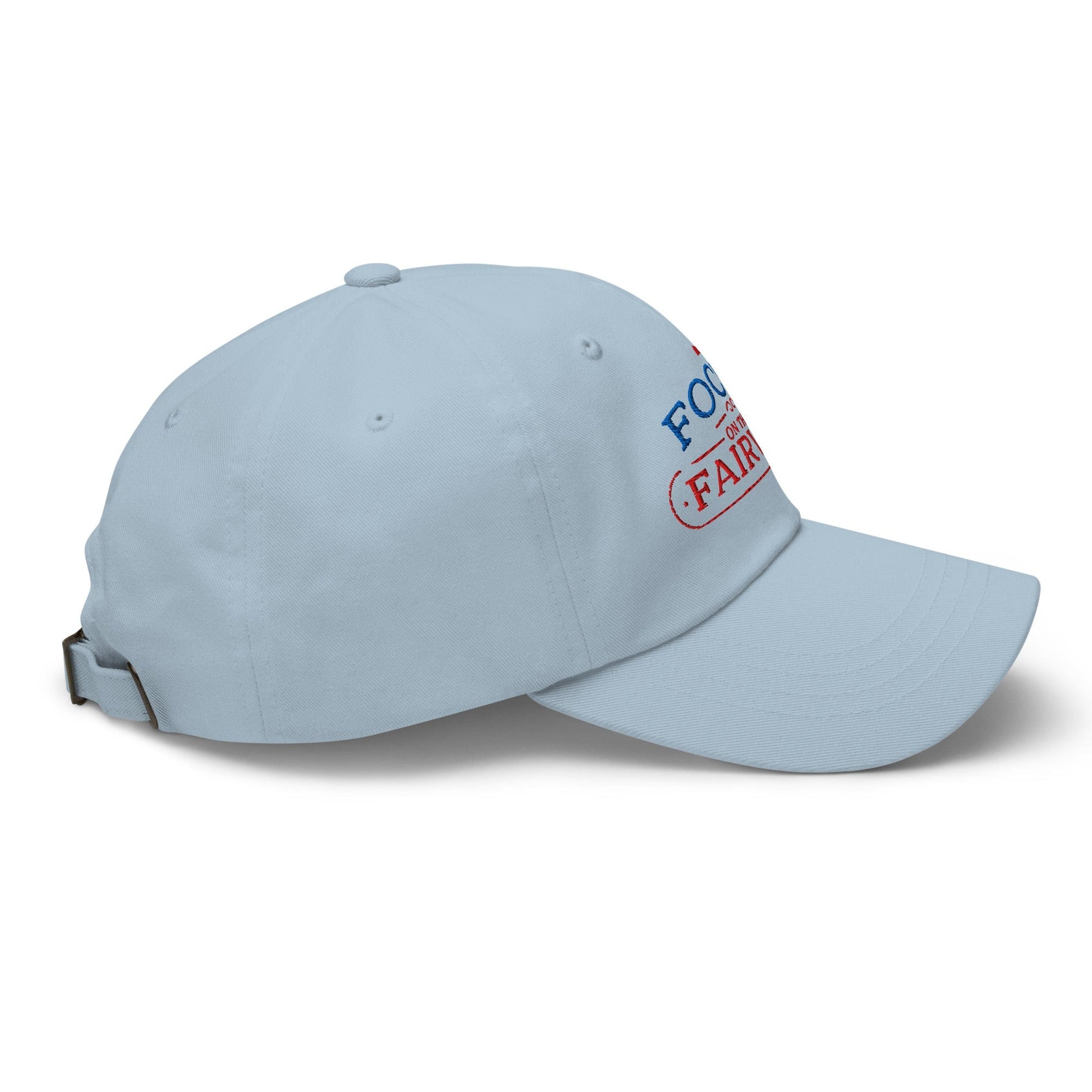 Focus on the Fairway Flag Embroidered Golf Cap - Funny Golf Tee by Swing Epic