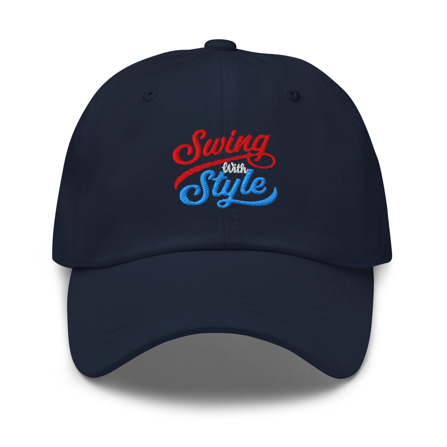 Swing With Style Fun Embroidered Golf Cap - Funny Golf Tee by Swing Epic