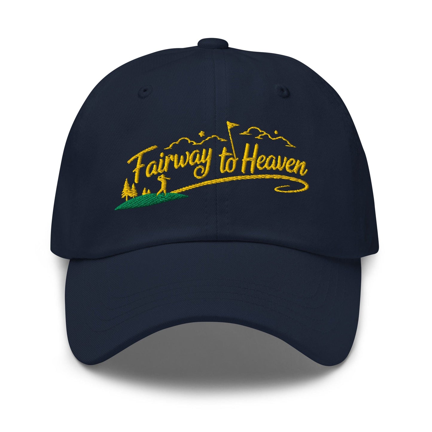 Fairway to Heaven Embroidered Golf Cap - Funny Golf Tee by Swing Epic