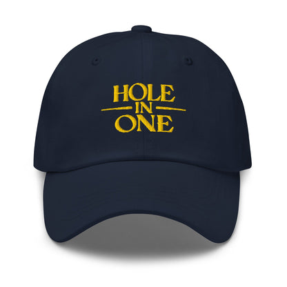 Hole In One Embroidered Golf Cap - Funny Golf Tee by Swing Epic