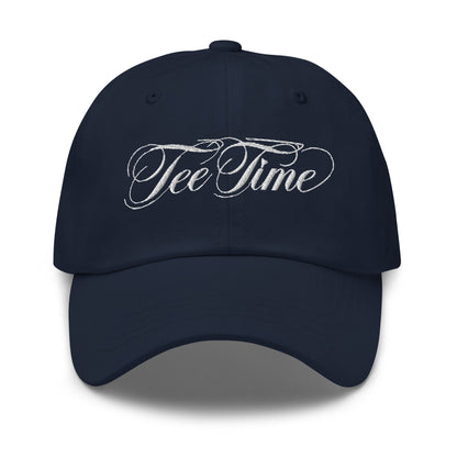 Tee Time Engaging Fun Embroidered Golf Cap - Funny Golf Tee by Swing Epic