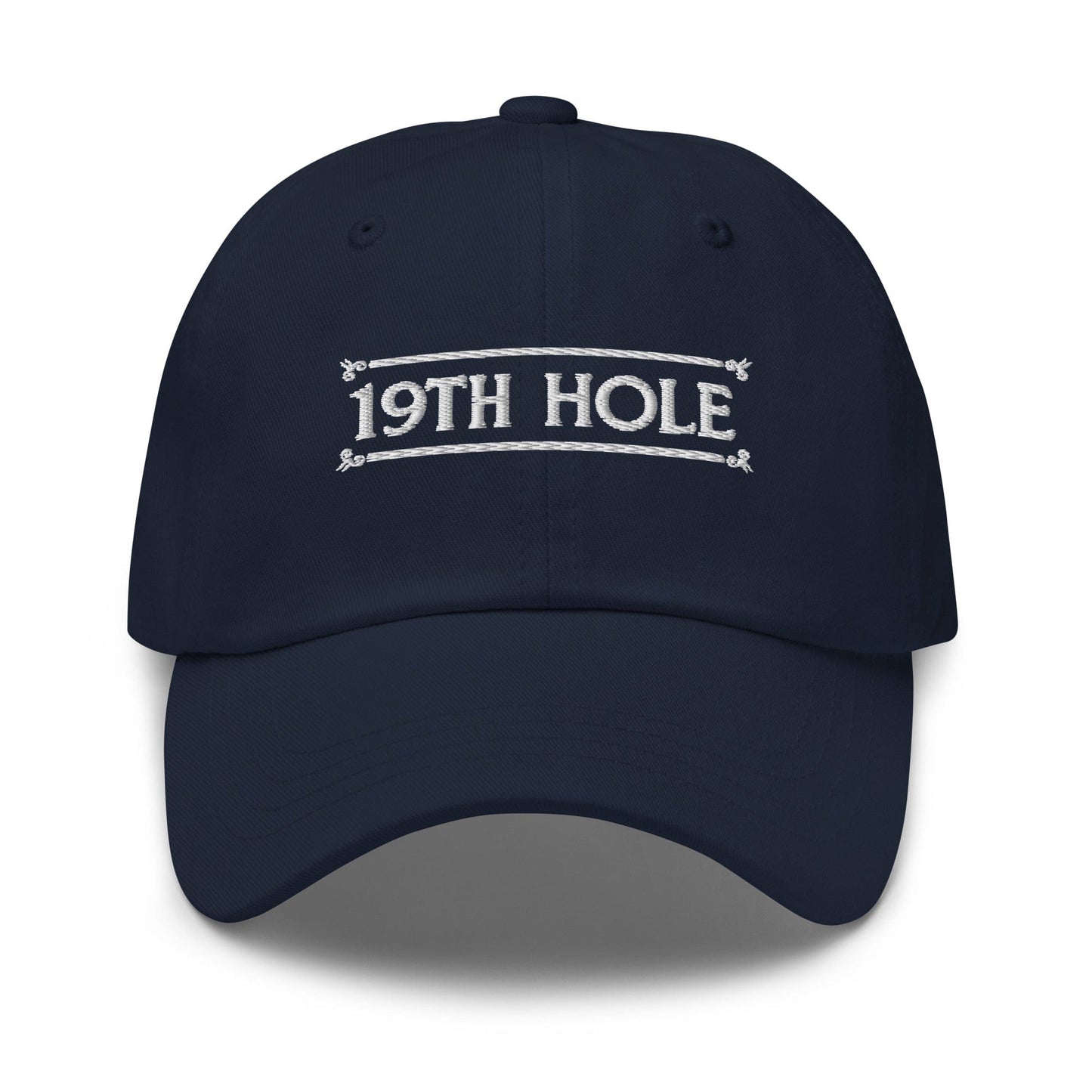 The 19th Hole Embroidered Golf Cap - Funny Golf Tee by Swing Epic