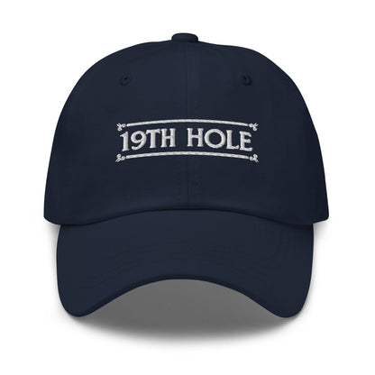 The 19th Hole Embroidered Golf Cap - Funny Golf Tee by Swing Epic